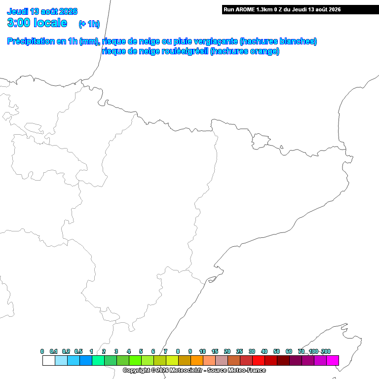Animación evolución de las precipitaciones previstas en La Rioja