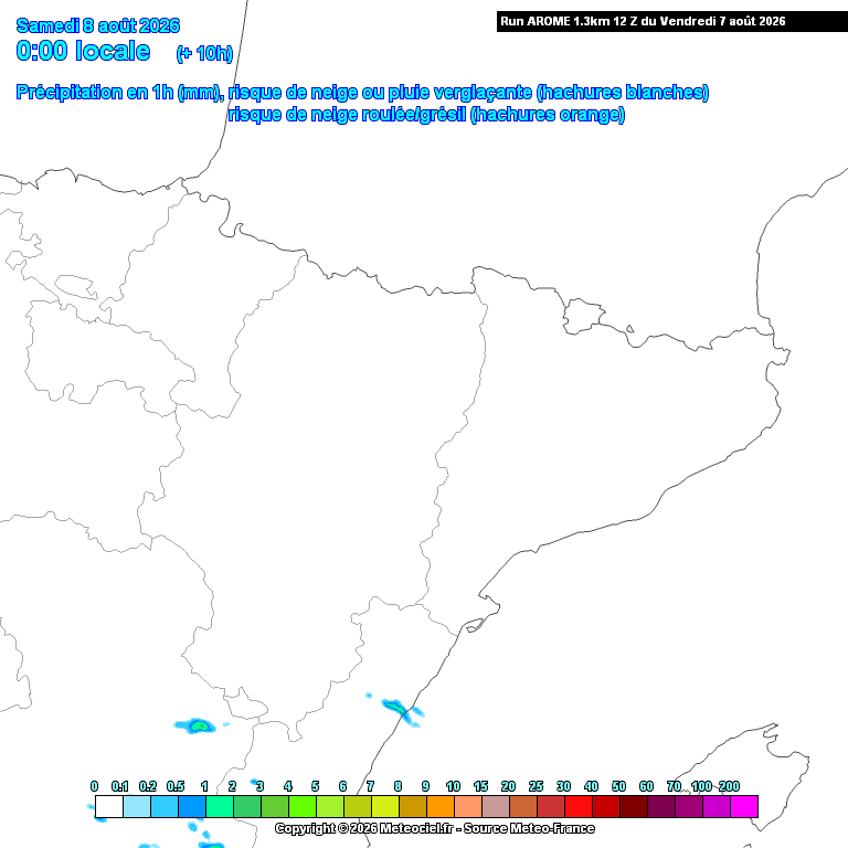 Animación evolución de las precipitaciones previstas en La Rioja