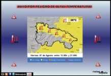 Aviso Amarillo por Altas Temperaturas AEMET