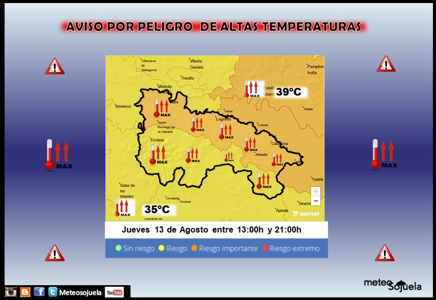 Avisos Naranjas y Amarillos por Altas Temperaturas 13