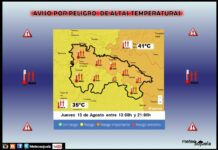 Avisos Naranjas y Amarillos por Altas Temperaturas, y Tormentas.13 y 14 de Agosto Avisos Naranjas y Amarillos por Altas Temperaturas 13