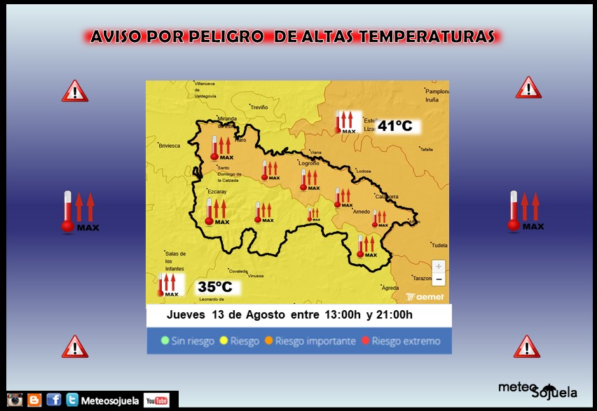 Avisos Naranjas y Amarillos por Altas Temperaturas 13
