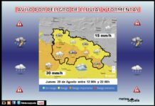 Avisos Naranjas y Amarillos por Lluvias y Tormentas. Jueves 20 de Agosto Avisos Naranjas y Amarillos por Lluvias y Tormentas . AEMET