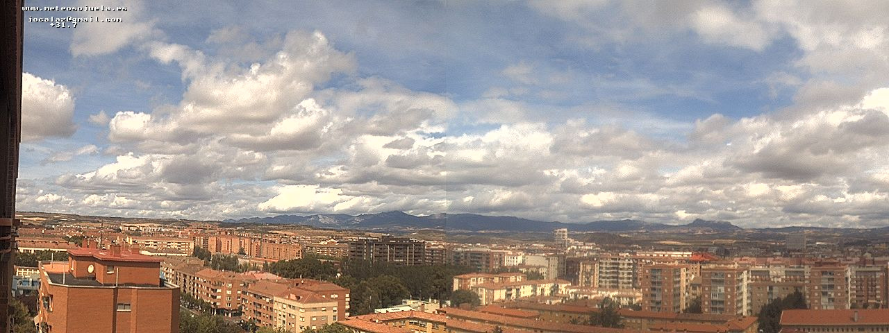 Imagen WEBCAM Logroño Intervalos de nubes y claros