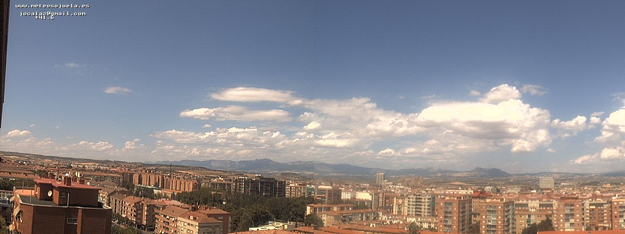 Imagen WEBCAM Logroño Intervalos de nubes y claros