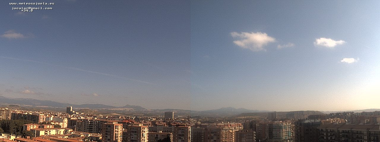 Imagen WEBCAM Logroño Poco nubosos o despejado