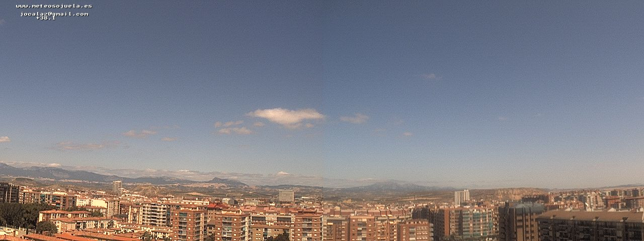 Imagen WEBCAM Logroño Poco nubosos o despejado