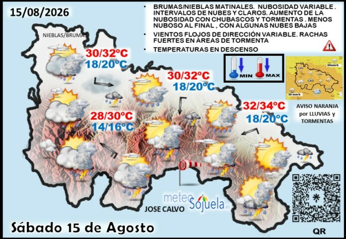 Mapa del tiempo en La Rioja. Meteosojuela Mapa del tiempo en La Rioja. Meteosojuela