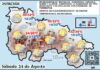 El tiempo de hoy en La Rioja. 24/08/2026. Frentes en frontolisis Mapa del tiempo en La Rioja. Meteosojuela