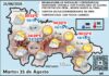 El tiempo de hoy en La Rioja. 25/08/2026. Mucha nube, pero poco agua Mapa del tiempo en La Rioja. Meteosojuela