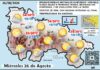 El tiempo de hoy en La Rioja. 26/08/2026. Ventoso y caluroso Mapa del tiempo en La Rioja. Meteosojuela