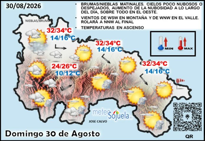 Mapa del tiempo en La Rioja. Meteosojuela Mapa del tiempo en La Rioja. Meteosojuela