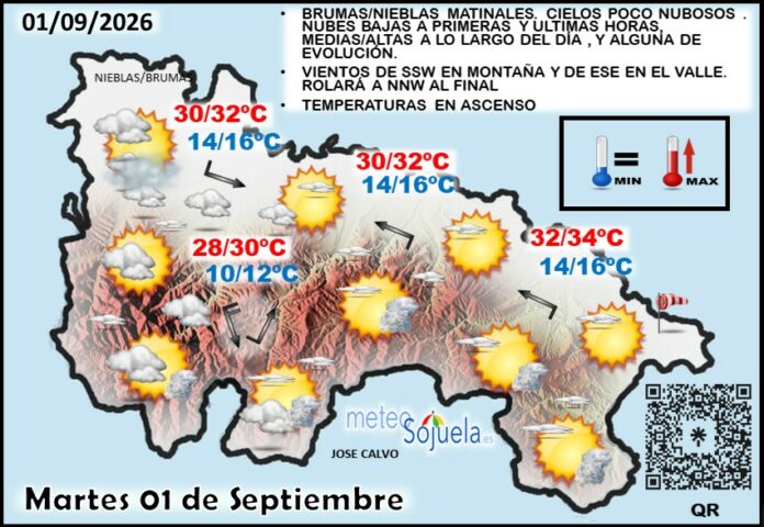 Mapa del tiempo en La Rioja. Meteosojuela Mapa del tiempo en La Rioja. Meteosojuela