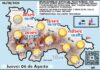 El tiempo de hoy en La Rioja. 06/08/2026. Cierzo veraniego Mapa del tiempo en La Rioja. Meteosojuela