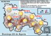 El tiempo de hoy en La Rioja. 09/08/2026. Menos inestable y caluroso Mapa del tiempo en La Rioja. Meteosojuela