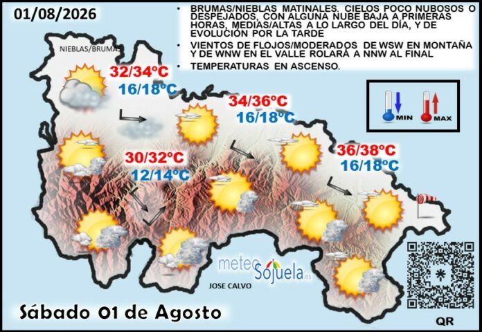 Mapa del tiempo en La Rioja. Meteosojuela Mapa del tiempo en La Rioja. Meteosojuela