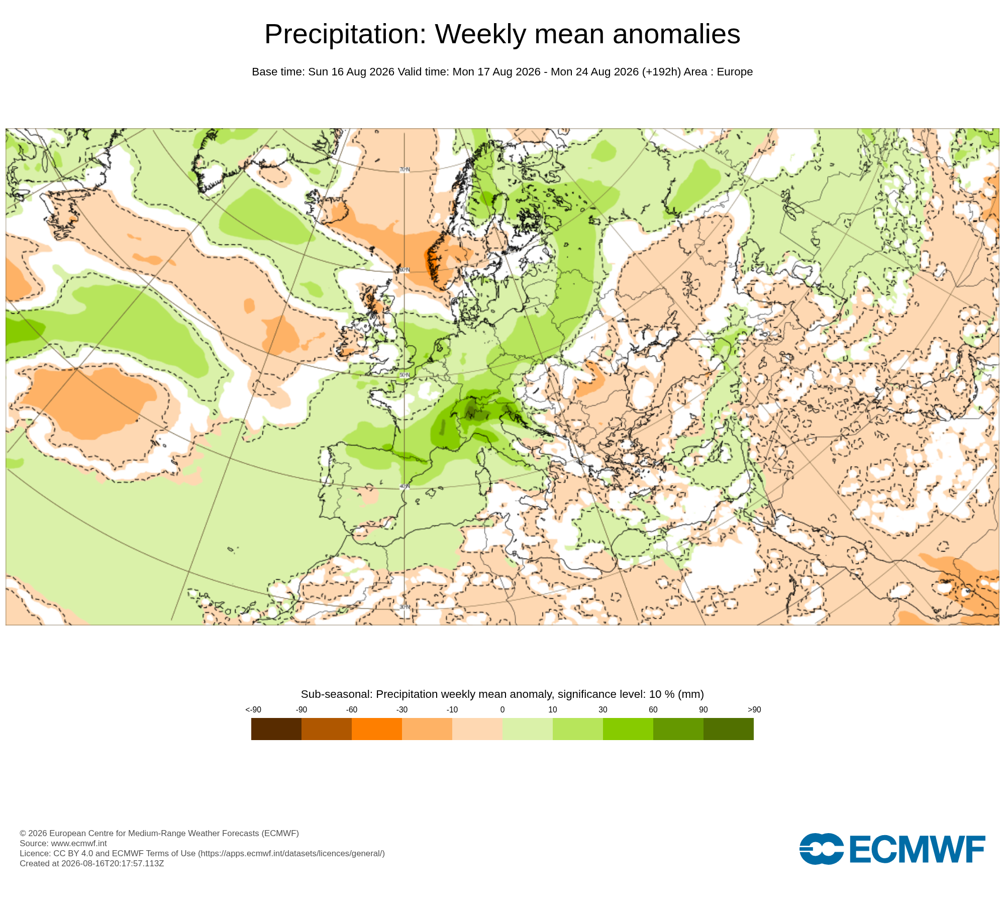 Modelos de Precipitación Agosto 3ªsemana ECMWF .Meteosojuela La Rioja