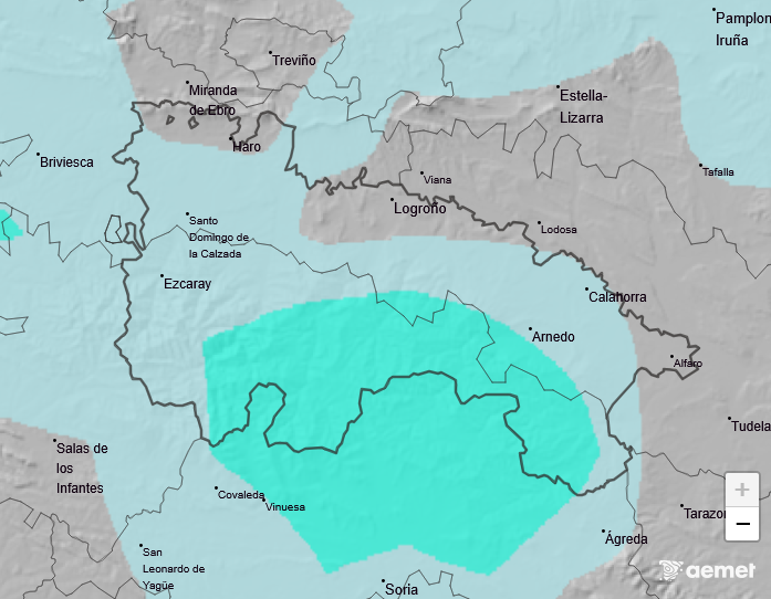 Precipitación Media según AEMET 19