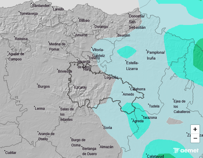 Precipitación Media según AEMET 23