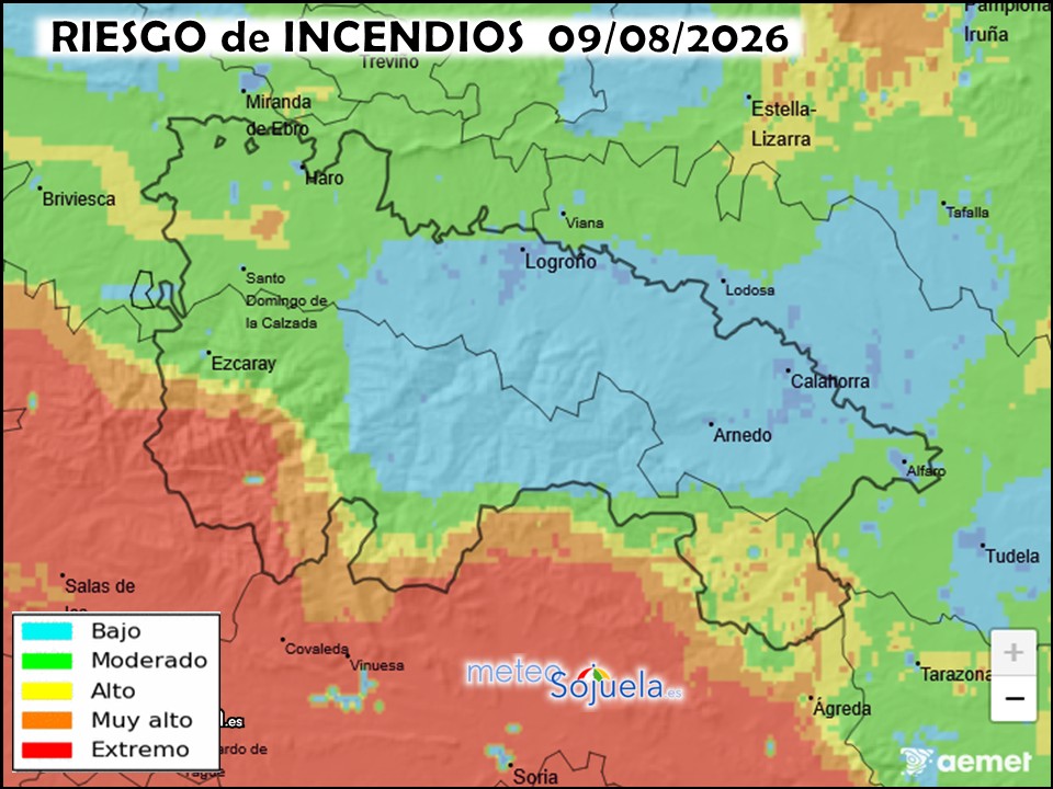 Riesgo de incendios
