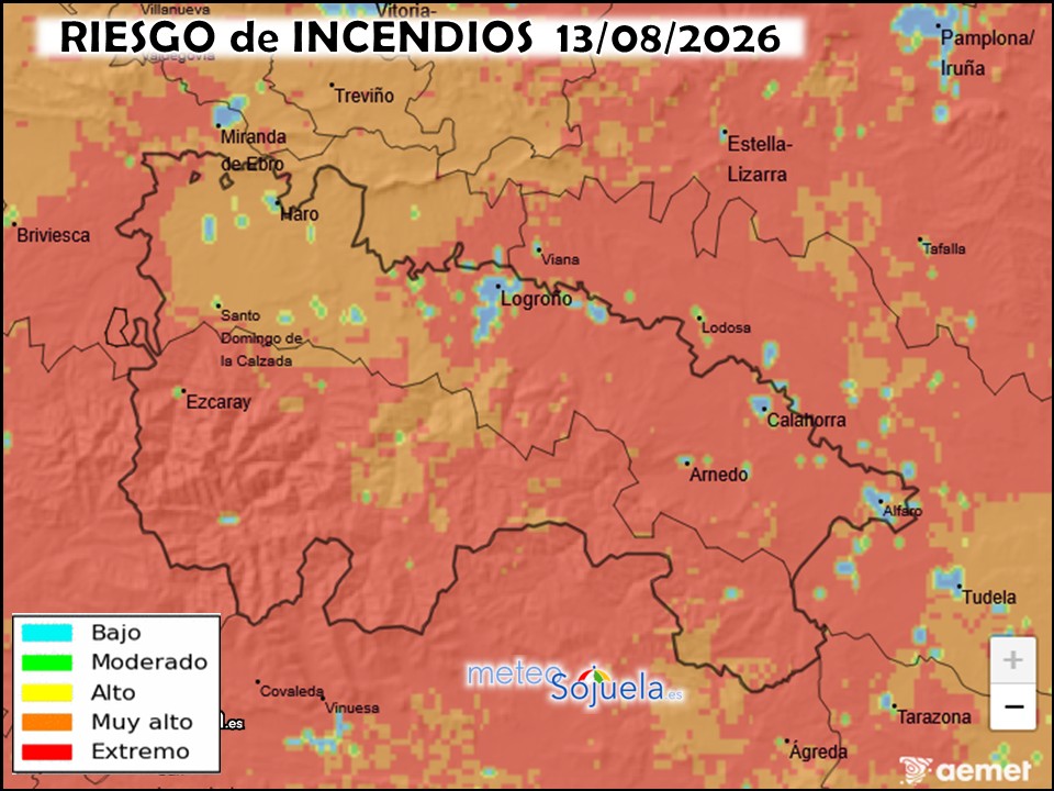Riesgo de incendios