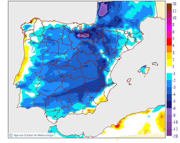 Variación de temperaturas máximas AEMET Meteosojuela 03