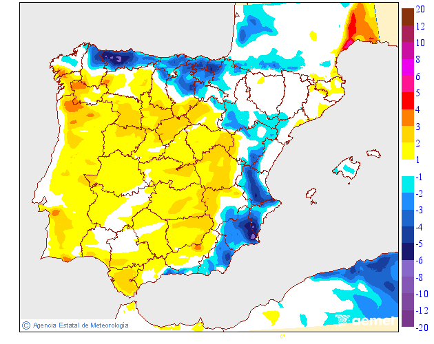 Variación de temperaturas máximas AEMET Meteosojuela 05