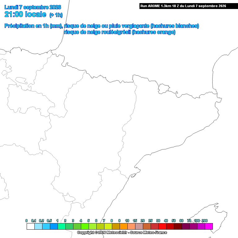 Animación evolución de las precipitaciones previstas en La Rioja