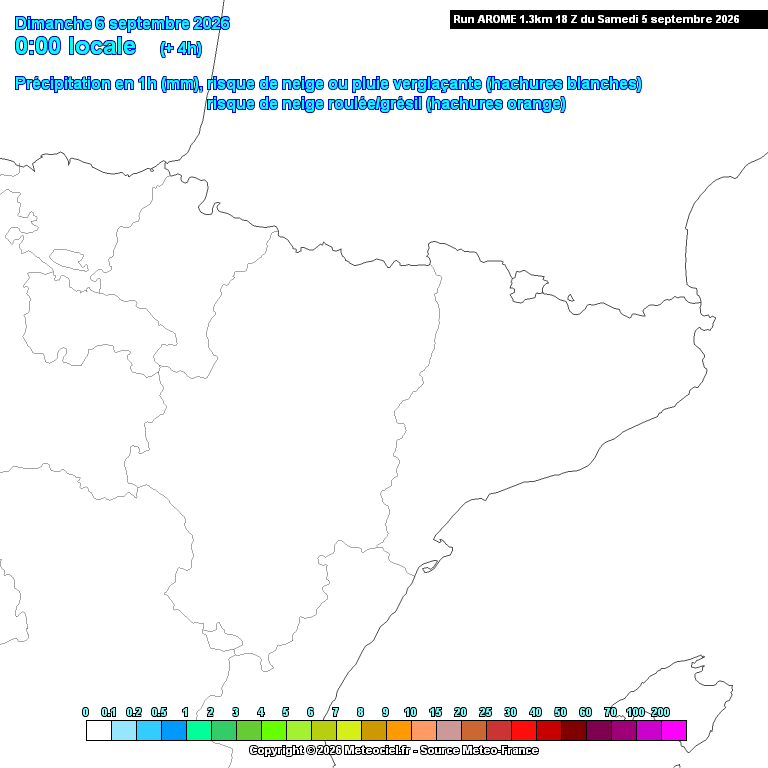 Animación evolución de las precipitaciones previstas en La Rioja