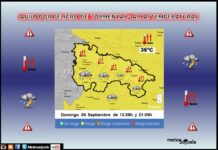 Avisos Amarillos por Tormentas y Altas Temperaturas. Domingo 06 de Septiembre Aviso Amarillo por Altas Temperaturas . AEMET.pptx