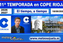 Meteosojuela en la radio. 11ª Temporada en COPE RIOJA. 18/09/2026