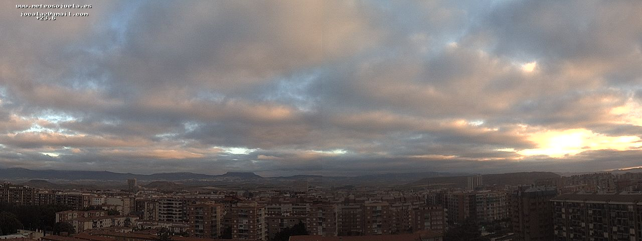 Imagen WEBCAM Logroño Cielos nubosos