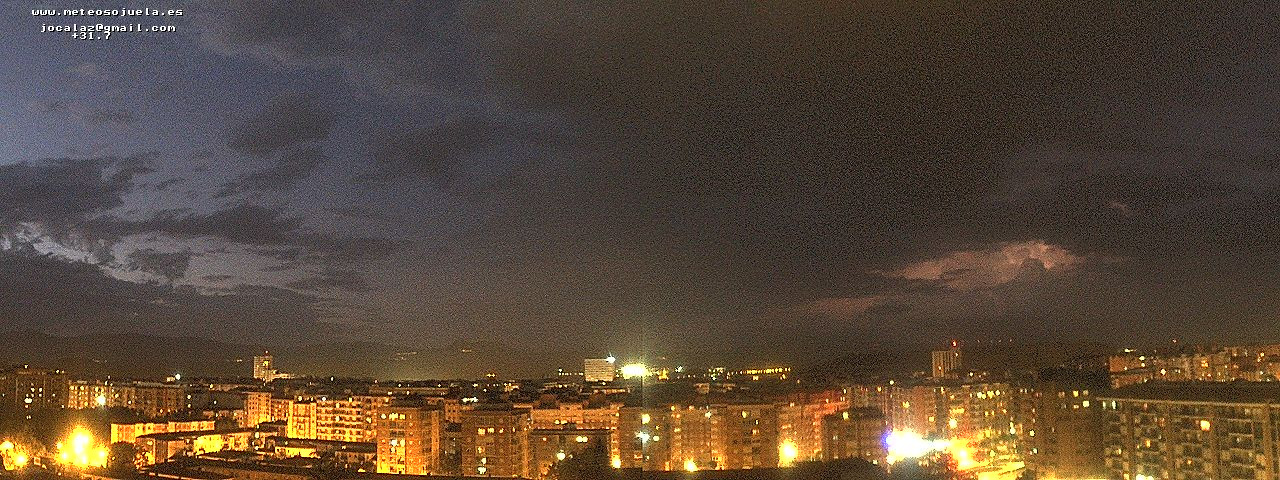 Imagen WEBCAM Logroño Cumulonimbos y tormentas