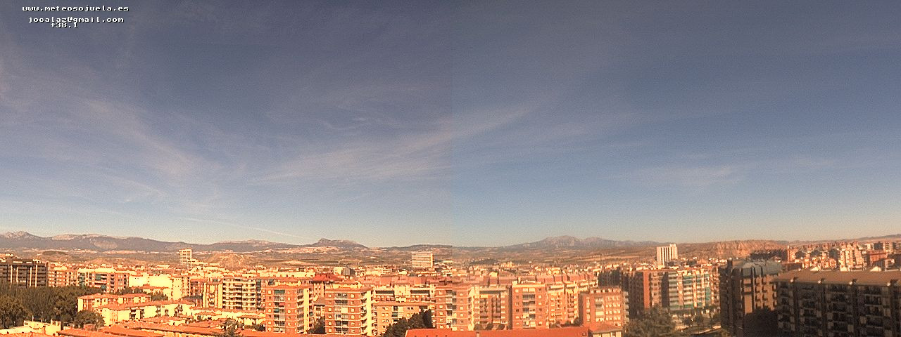 Imagen WEBCAM Logroño Despejado con alguna nube alta