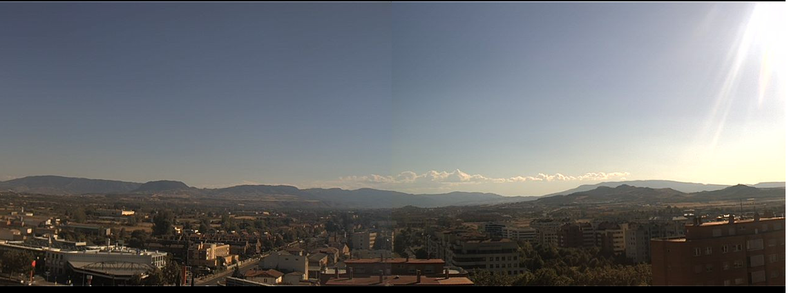 Imagen WEBCAM Logroño Despejado con algunas nubes de evolución