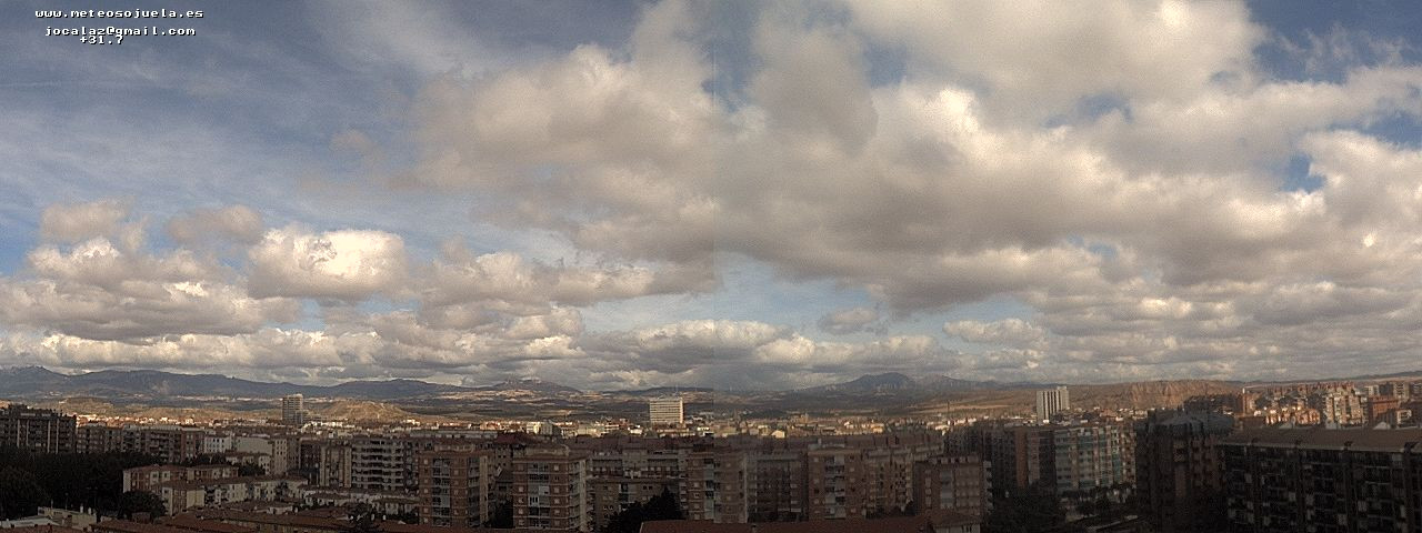 Imagen WEBCAM Logroño Intervalos de nubes y claros