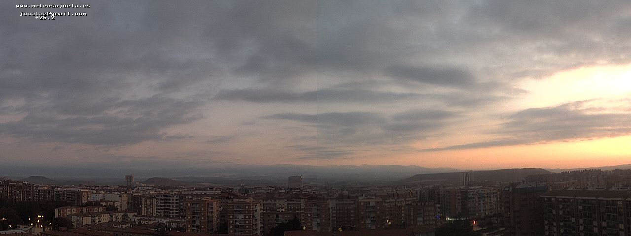 Imagen WEBCAM Logroño Nubes bajas matinales