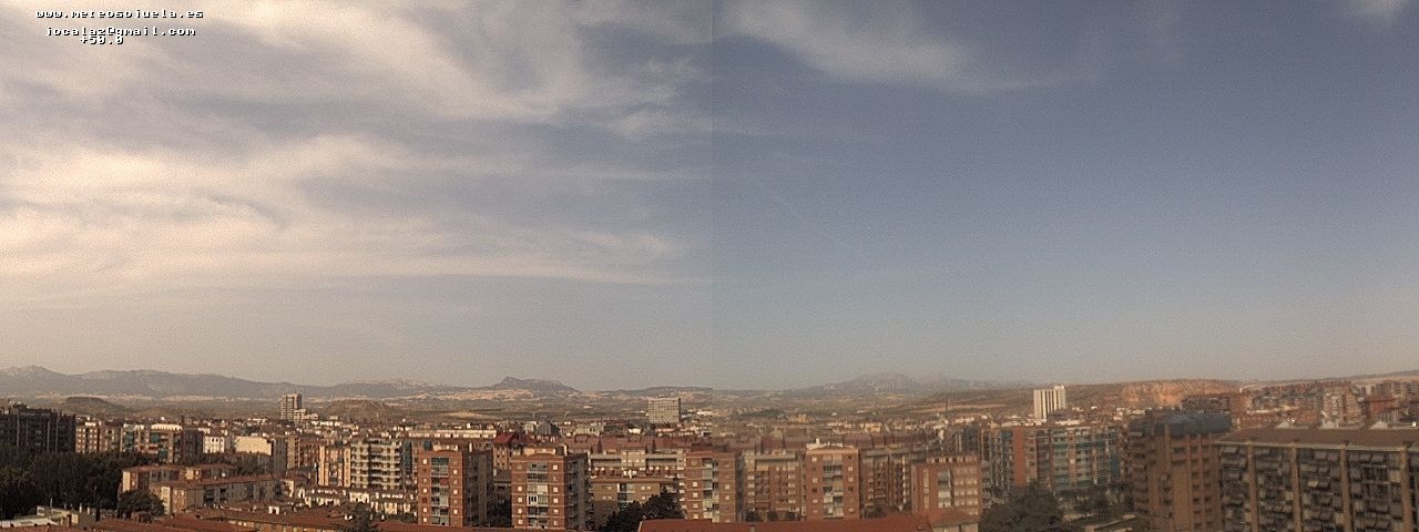 Imagen WEBCAM Logroño Poco nuboso y Despejado con algunas nubes medias y altas