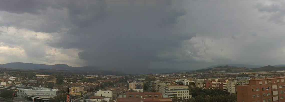 Imagen WEBCAM Logroño Tormenta en el valle dle Iregua