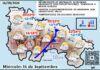 El tiempo de hoy en La Rioja. 16/09/2026. Frente y desplome térmico Mapa del tiempo en La Rioja. Meteosojuela