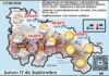 El tiempo de hoy en La Rioja. 17/09/2026. Entre frentes. Mejorando Mapa del tiempo en La Rioja. Meteosojuela
