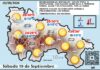 El tiempo de hoy en La Rioja. 19/09/2026. Soleado comienzo de fiestas Mapa del tiempo en La Rioja. Meteosojuela