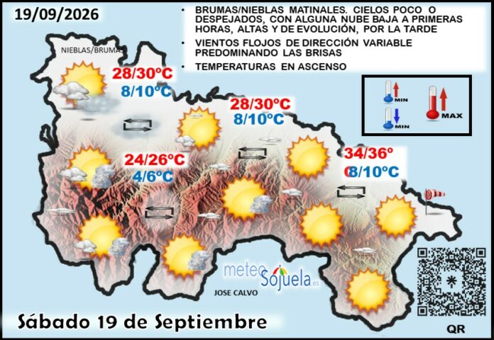 Mapa del tiempo en La Rioja. Meteosojuela Mapa del tiempo en La Rioja. Meteosojuela