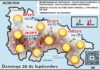 El tiempo de hoy en La Rioja. 20/09/2026. Anticiclonazo Mateo Mapa del tiempo en La Rioja. Meteosojuela