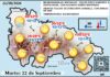 El tiempo de hoy en La Rioja. 22/09/2026. Cierzo débil refrescante Mapa del tiempo en La Rioja. Meteosojuela