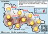 El tiempo de hoy en La Rioja. 23/09/2026. Comienza el otoño, con calor Mapa del tiempo en La Rioja. Meteosojuela