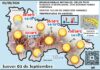 El tiempo de hoy en La Rioja. 03/09/2026. Calor de agosto Mapa del tiempo en La Rioja. Meteosojuela