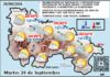 El tiempo de hoy en La Rioja. 29/09/2026. Pausa y repunte térmico Mapa del tiempo en La Rioja. Meteosojuela