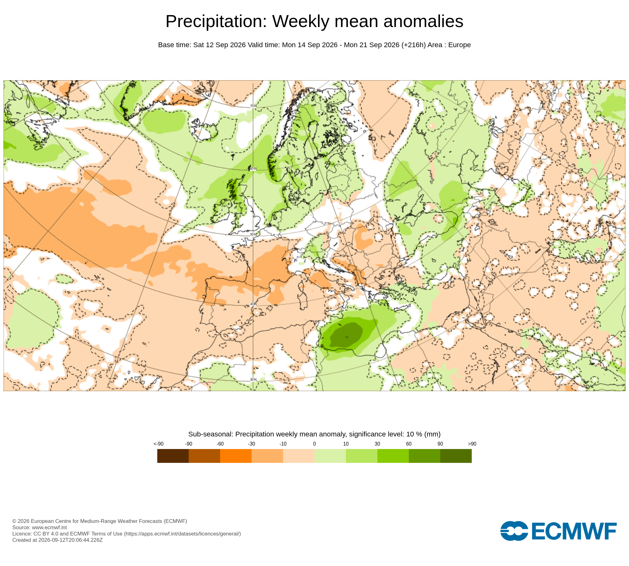 Modelos de Precipitación Septiembre 3ªsemana ECMWF .Meteosojuela La Rioja