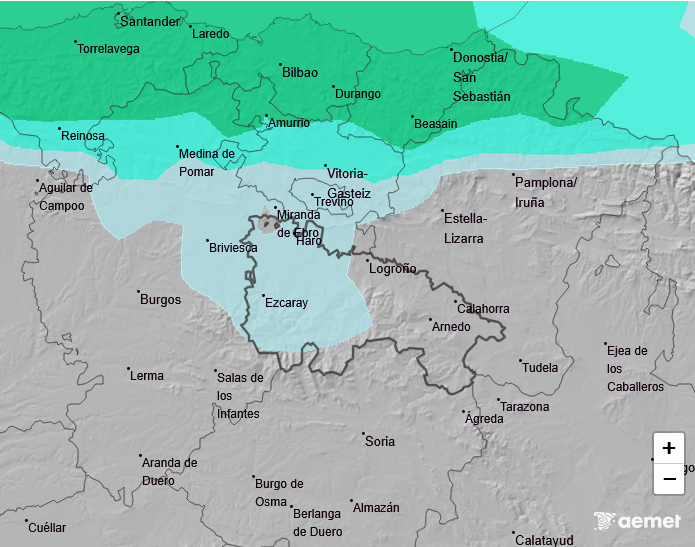 Precipitación Media según AEMET 18